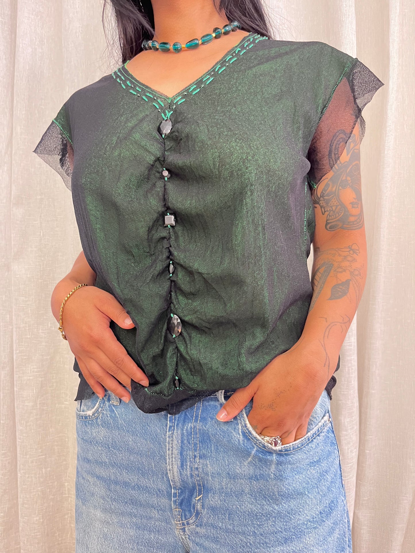 MESH Y2K TOP