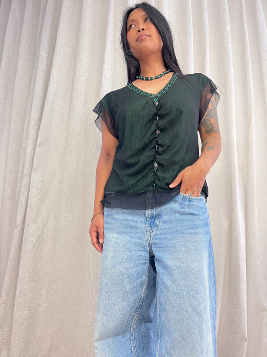 MESH Y2K TOP