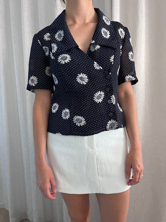 VINTAGE DAISY TOP