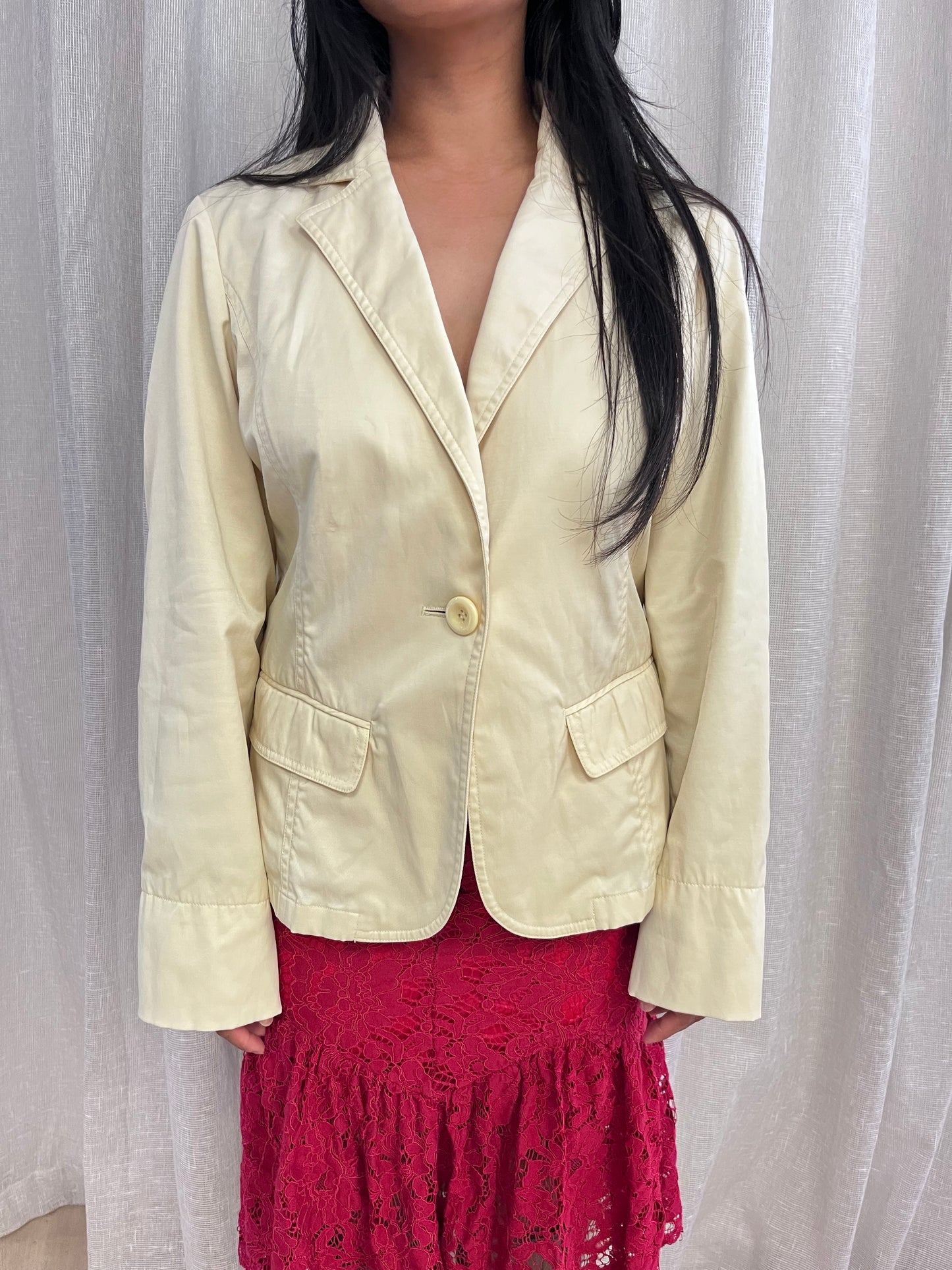 BUTTER YELLOW BLAZER