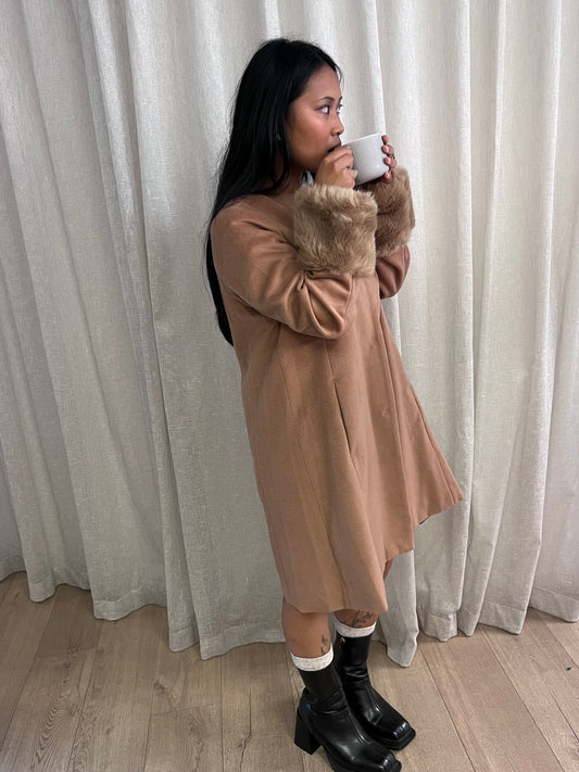 FAUX DRESS COAT