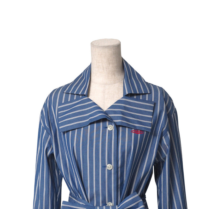 VIVIENNE WESTWOOD BLUE STRIPE DRESS