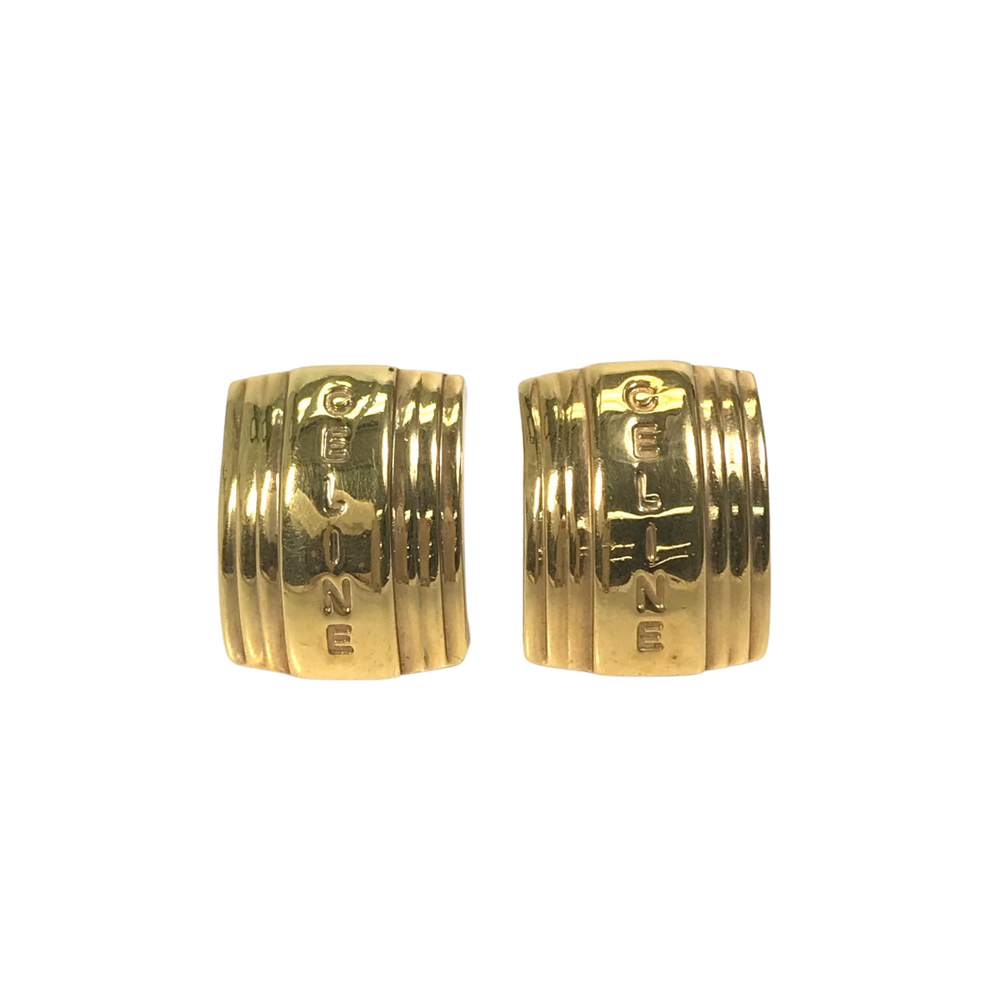 CELINE VINTAGE GOLD EARRINGS