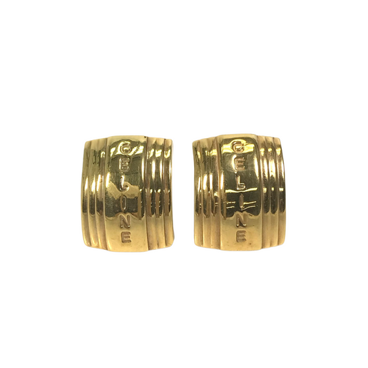CELINE VINTAGE GOLD EARRINGS