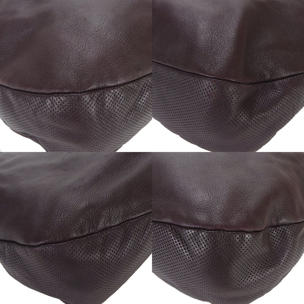 LOEWE PURPLE LEATHER BAG